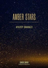 Amber Stars Concert Band sheet music cover Thumbnail